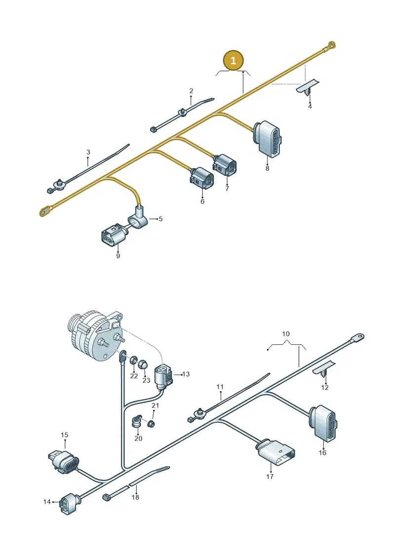 5C0971230B — Volkswagen New Passat (2011-2015) diagram 691971020, position 1