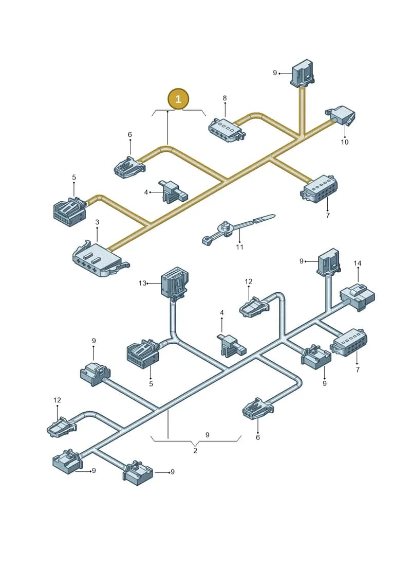 5C1971566A — Volkswagen Beetle (2016-2019) diagram 715972660, position 1