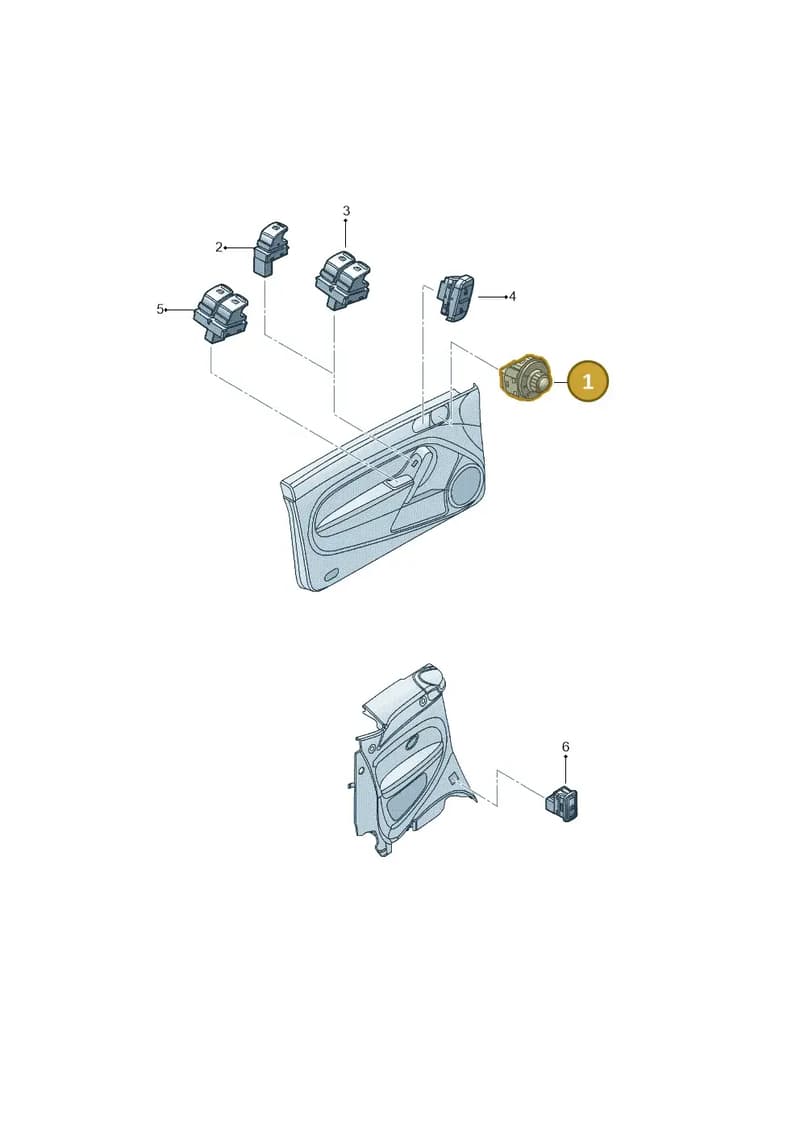 5C2959565DWHI — Volkswagen Beetle Cabriolet (2016-2019) diagram 716959050, position 1
