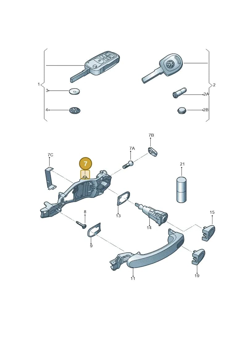 5C5839885D — Volkswagen New beetle (2011-2016) diagram 715837100, position 7