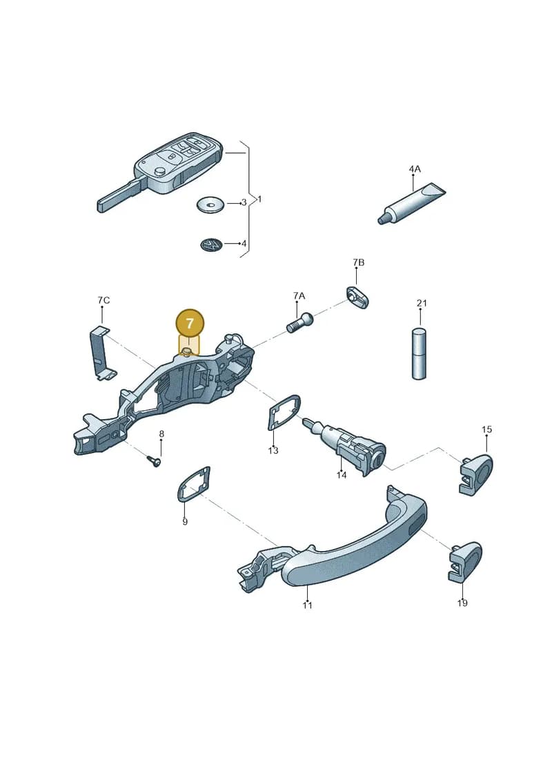 5C5839885E — Volkswagen Beetle (2016-2019) diagram 801837100, position 7