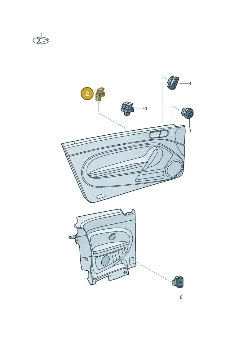 5C5959855AICX — Volkswagen Beetle (2016-2019) diagram 715959050, position 2