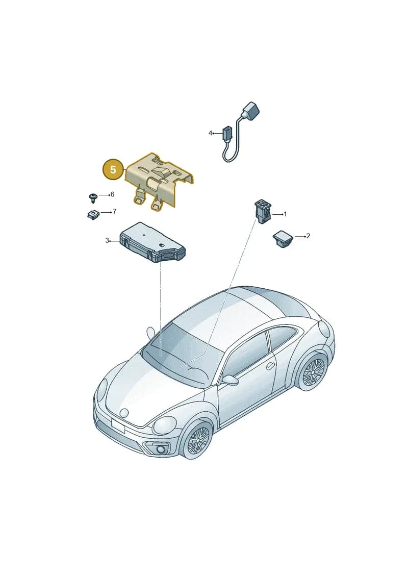 5C5971846C — Volkswagen Beetle (2016-2019) diagram 801035780, position 5