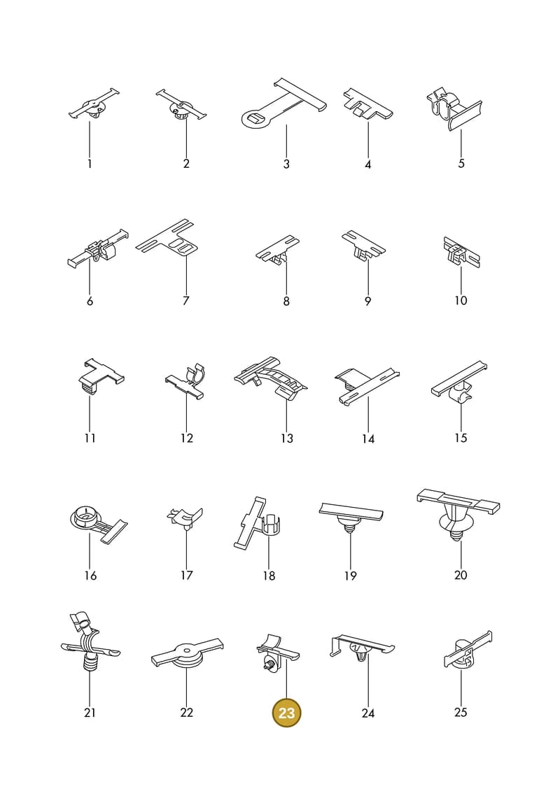 5C6971848 — Volkswagen 1J0 platform diagram 198977060, position 23