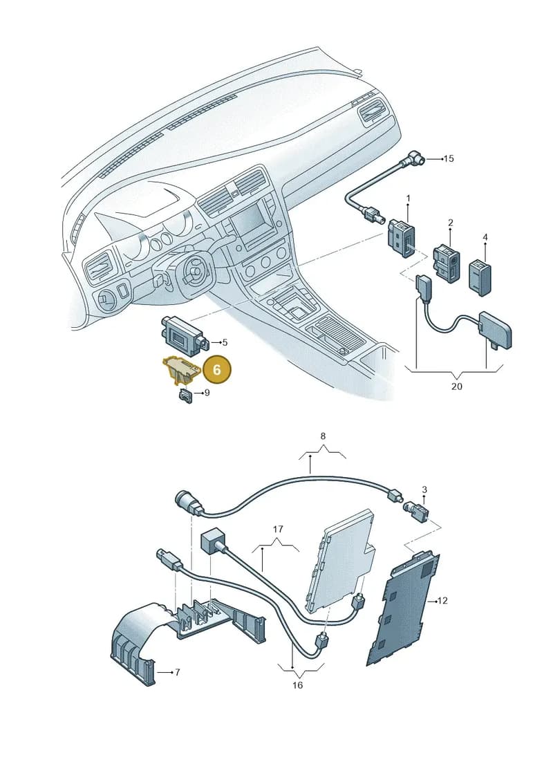 5G0035640 — Volkswagen e-Golf (2014-2021) diagram 746035780, position 6