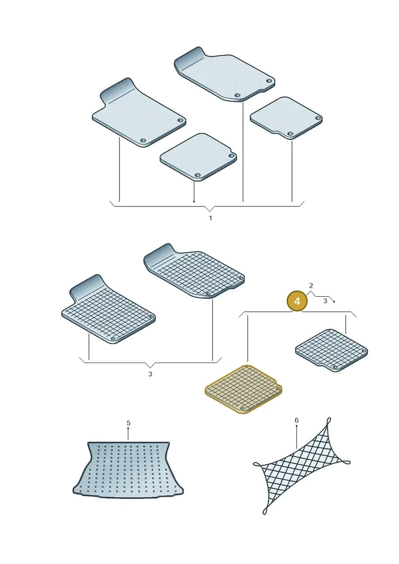 5G0061512A82V — Volkswagen Golf (2015-2019) diagram 867061110, position 4