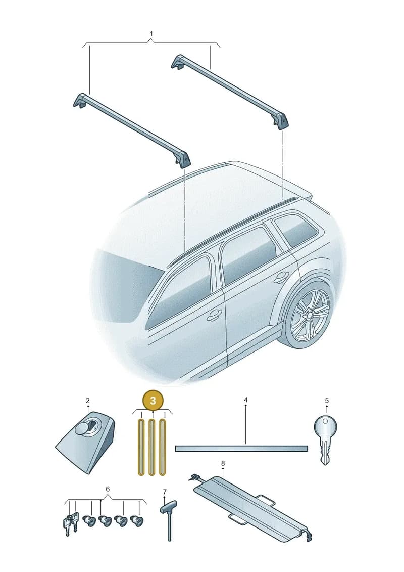 5G0071729 — Volkswagen Passat Estate (2023-2025) diagram 439071030, position 3