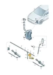 5G0807937BGRU Volkswagen Cover Cap (Primed GRU)
