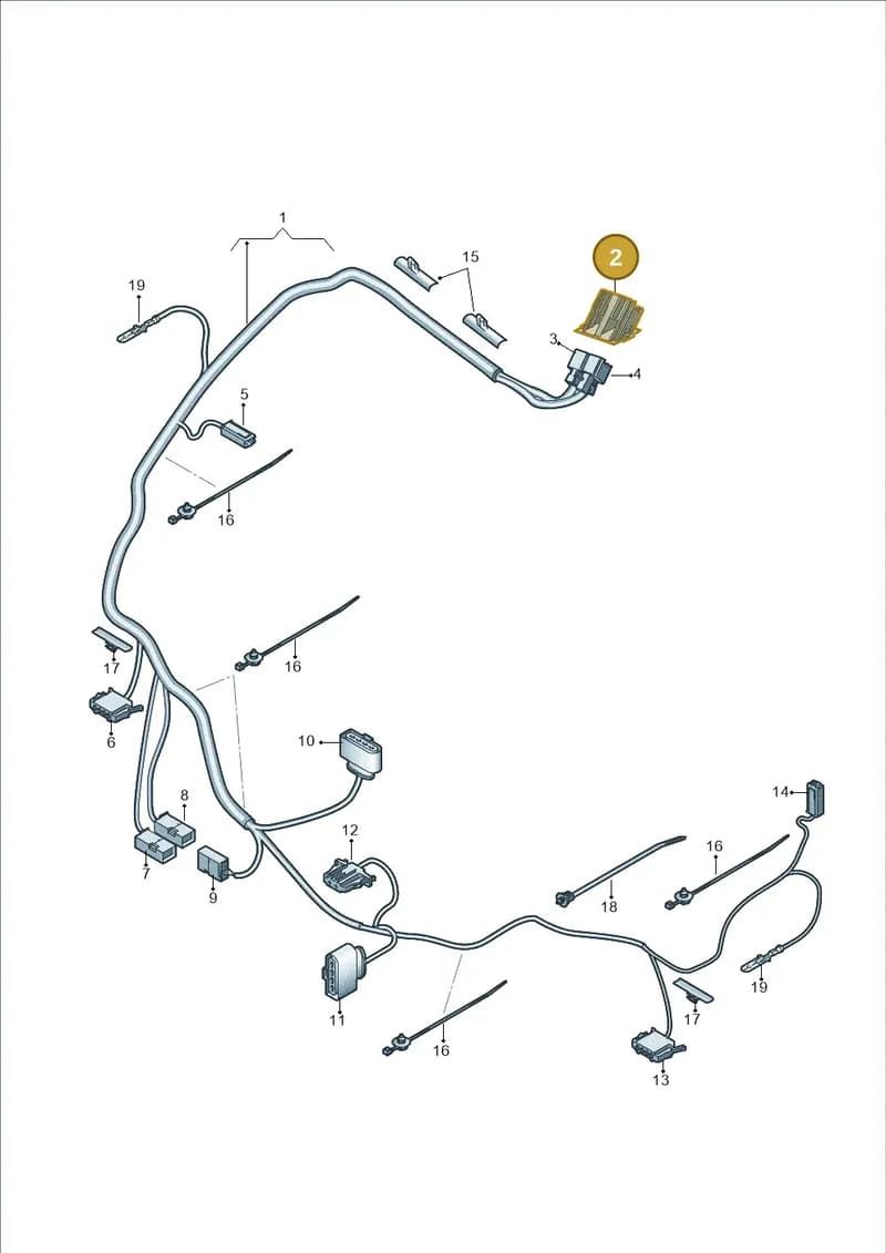 5G0937545 — SEAT Leon ST (2016-2020) diagram 754972850, position 2