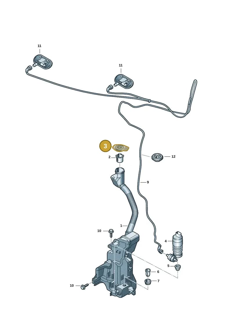 5G0955455 — Audi Q4 Sportback (2021-2025) diagram 89a955010, position 3