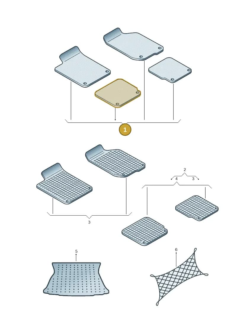 5G1061445WGK — Volkswagen Golf (2015-2019) diagram 867061110, position 1