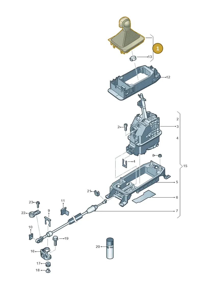 5G1713203AAMNQ — Volkswagen POLO HATCH         "ZA"06> (2005-) diagram 827713200, position 1