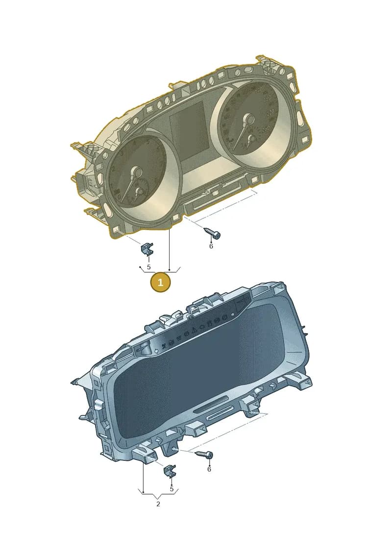 5G1920750B — Volkswagen Golf (2016-2020) diagram 827920000, position 1