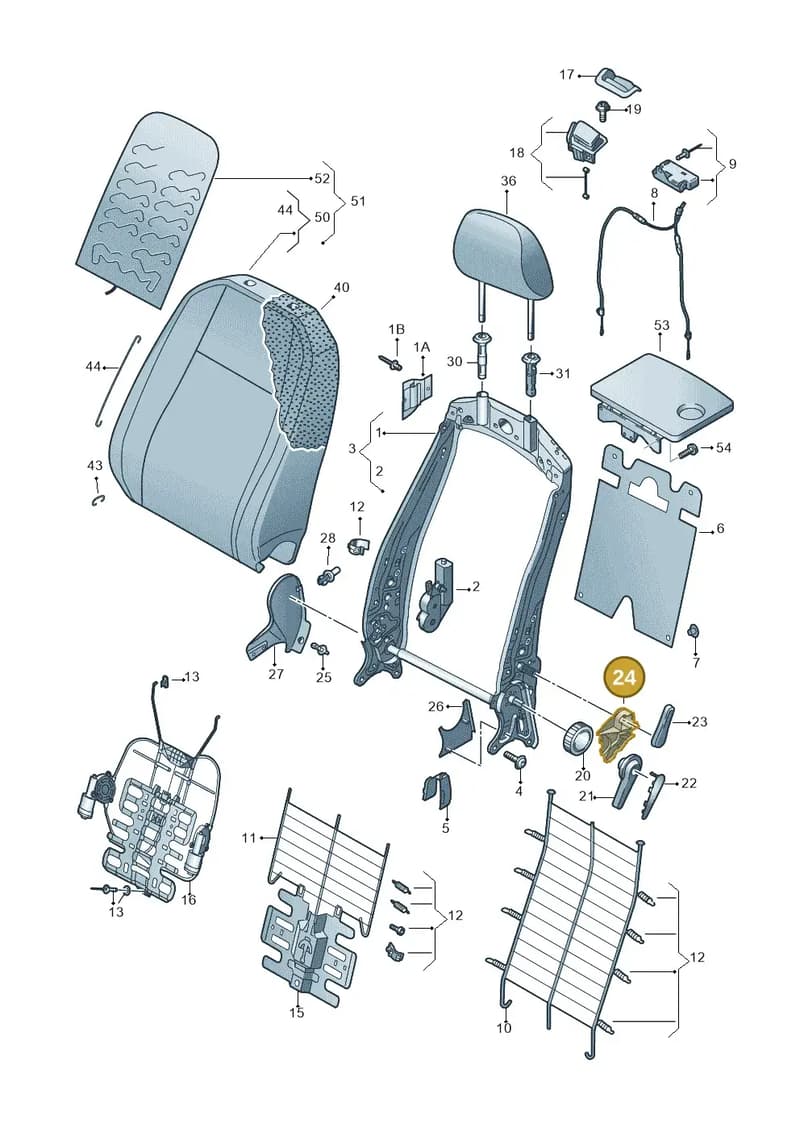 5G38810989B9 — SEAT Leon ST (2016-2020) diagram 830881050, position 24