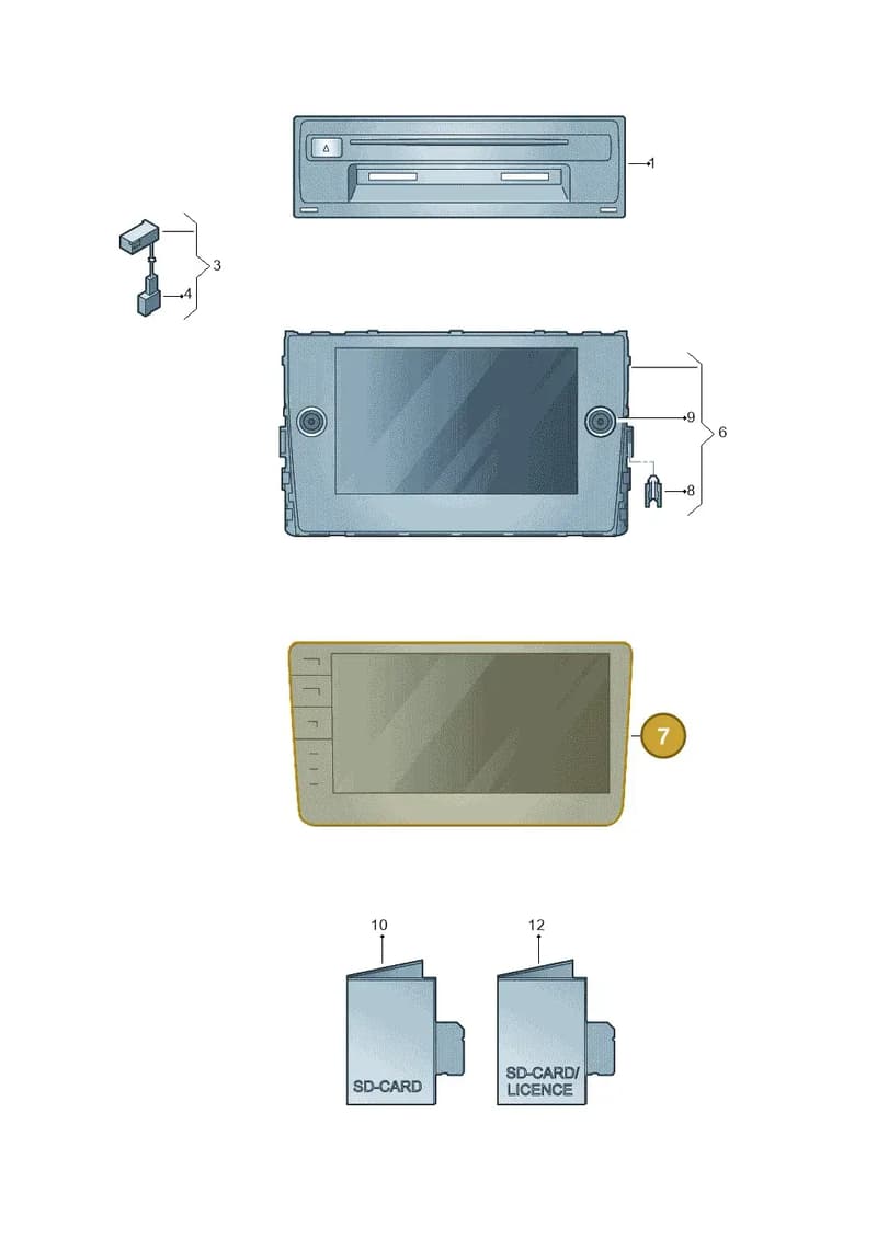 5G6919606C — Volkswagen Arteon (2017-2025) diagram 827035030, position 7