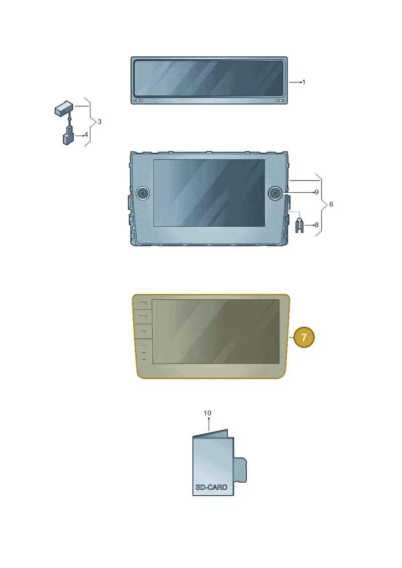 5G6919606E — Volkswagen Arteon (2017-2025) diagram 793035010, position 7