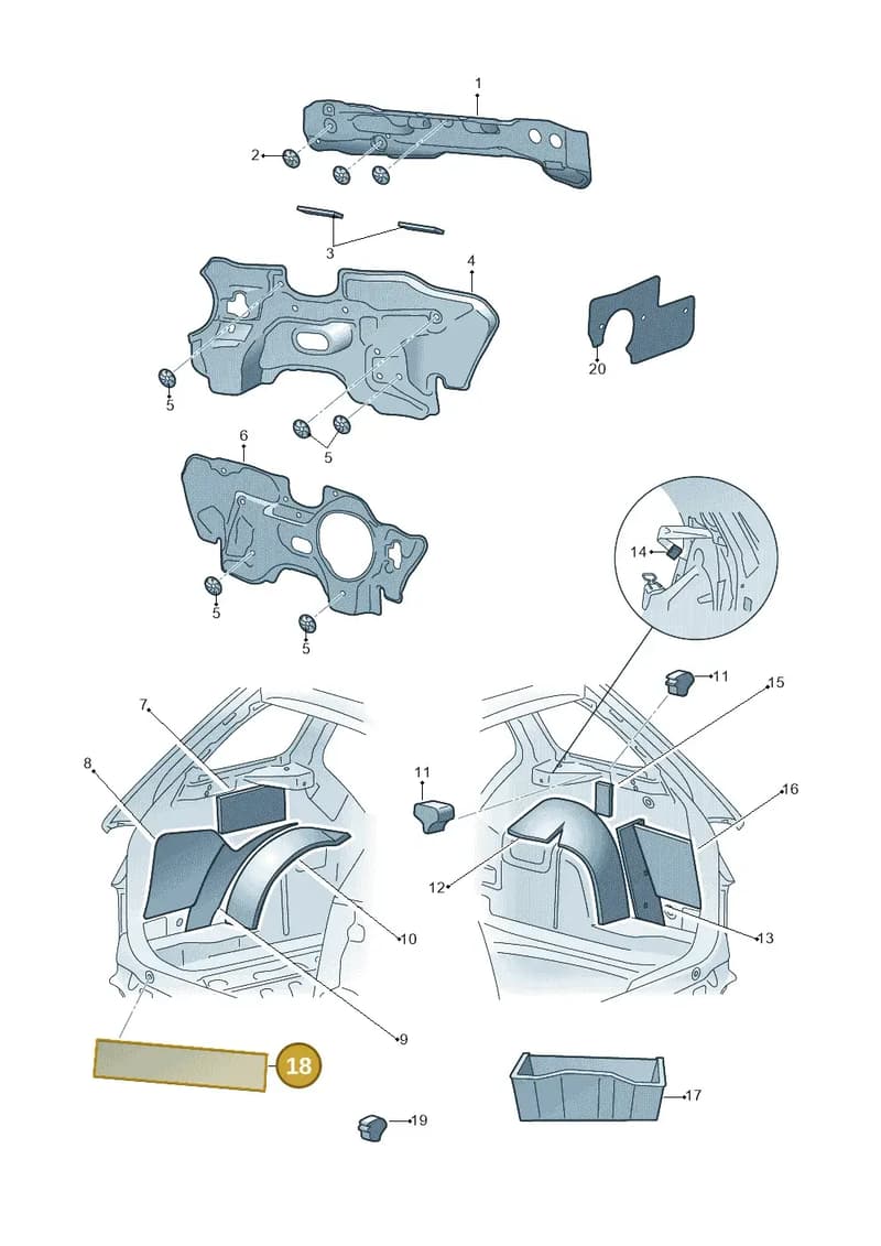 5G9864733A — Skoda Fabia (2014-2022) diagram 797000060, position 18