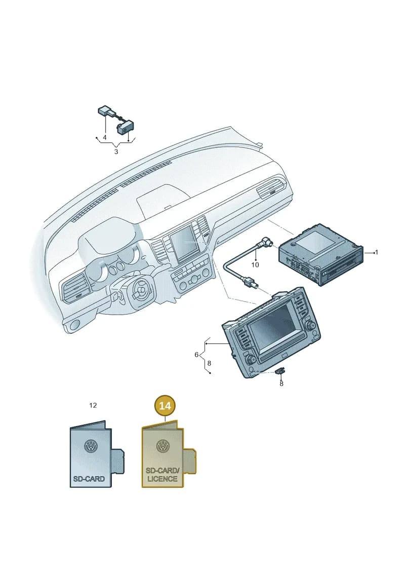 5G9919866J — Volkswagen Golf Sportsvan (2014-2020) diagram 780035030, position 14