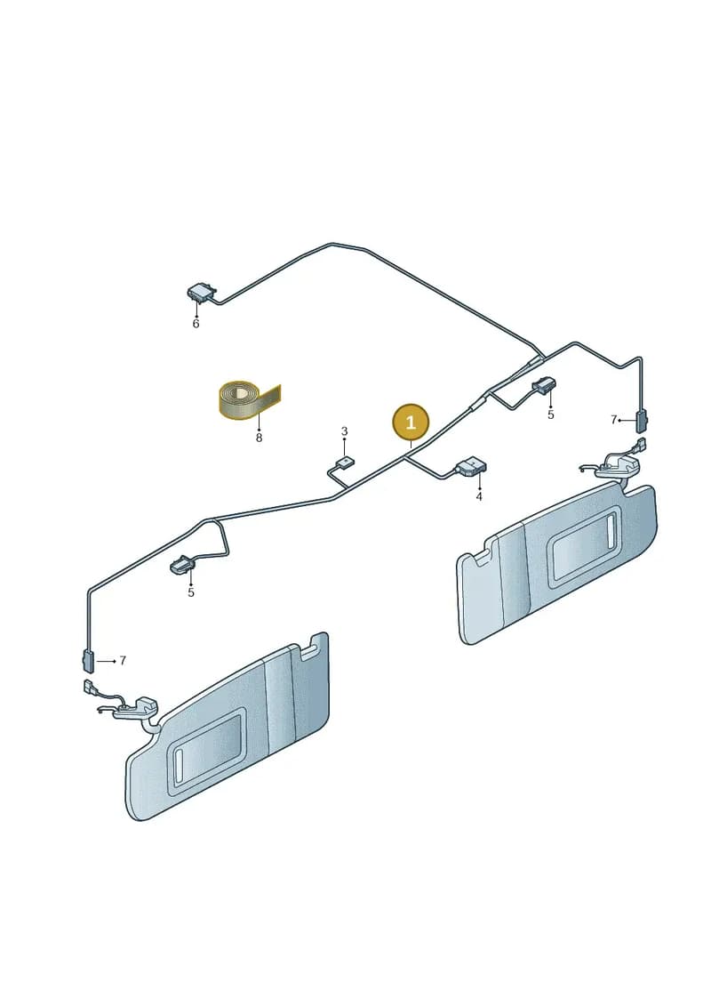 5G9971100G — Volkswagen Golf (2016-2020) diagram 746972300, position 1