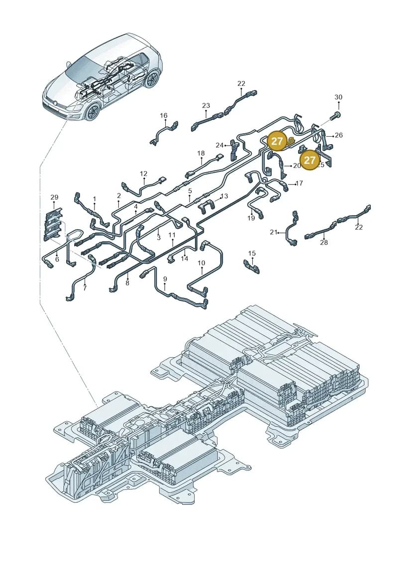 5GE915153HD — Volkswagen e-Golf (2014-2021) diagram 774915700, position 27