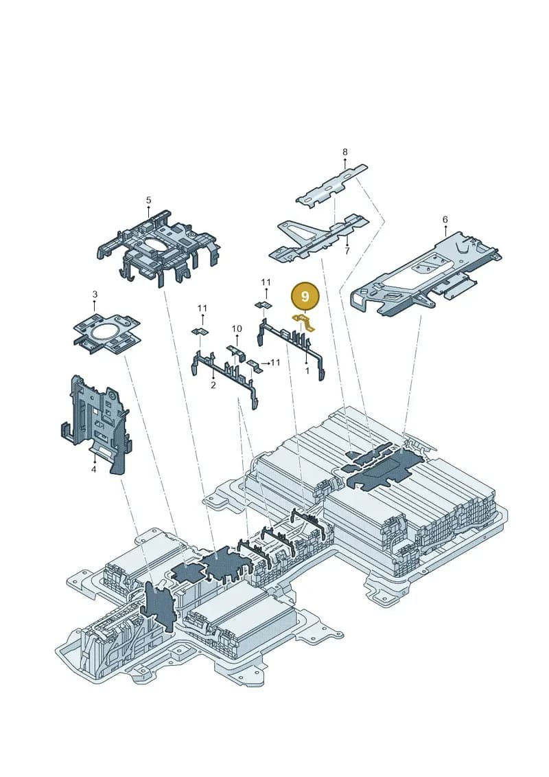 5GE915346AK — Volkswagen e-Golf (2014-2021) diagram 774915750, position 9
