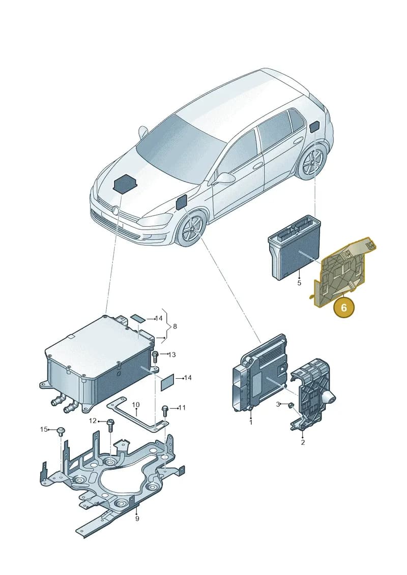 5GE971280A — Volkswagen e-Golf (2014-2021) diagram 774906200, position 6