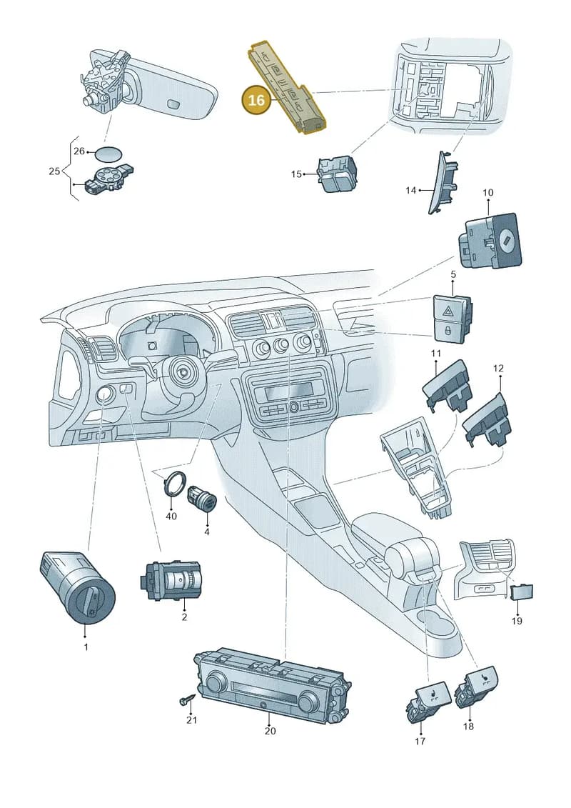 5GM035624HVJ — Skoda Kamiq (2019-) diagram 584941050, position 16