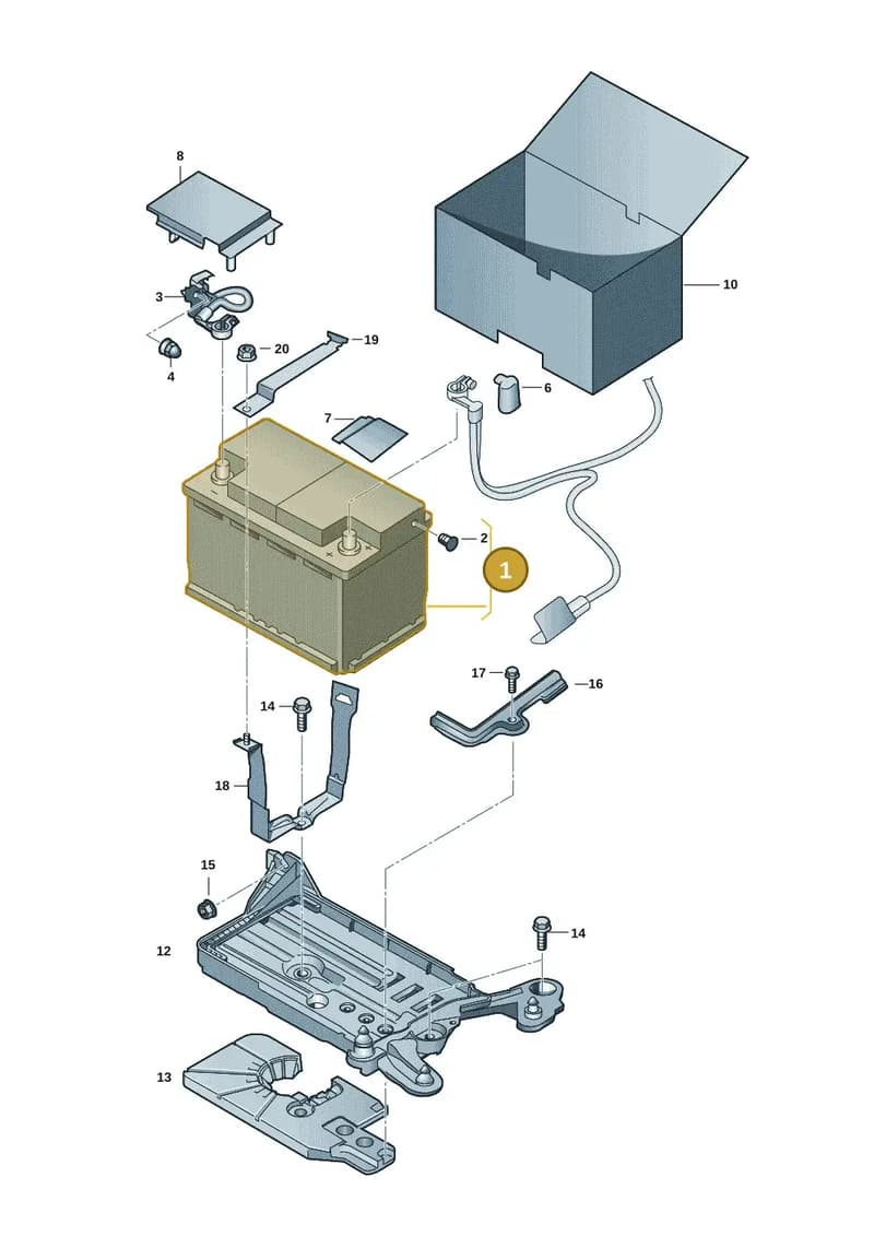 5GM915105N — Volkswagen Taos 1.4 (2020-2024) diagram 2gm915000, position 1