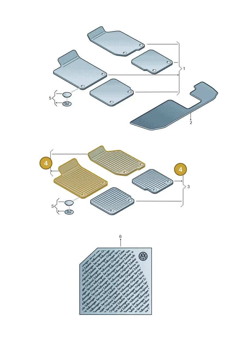 5GV061104 — Volkswagen Taos 1.4 (2021-2023) diagram 833061010, position 4