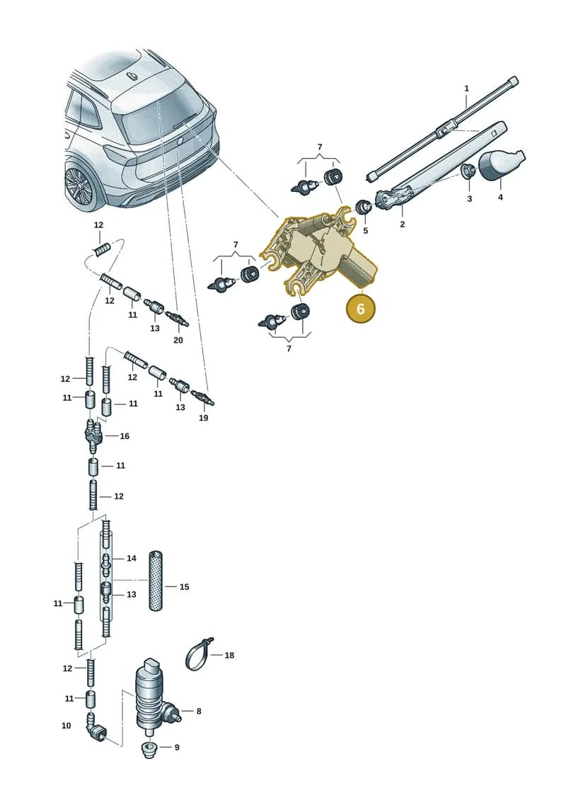 5H0955711A — Skoda Kodiaq (2024-2024) diagram 57x955300, position 6