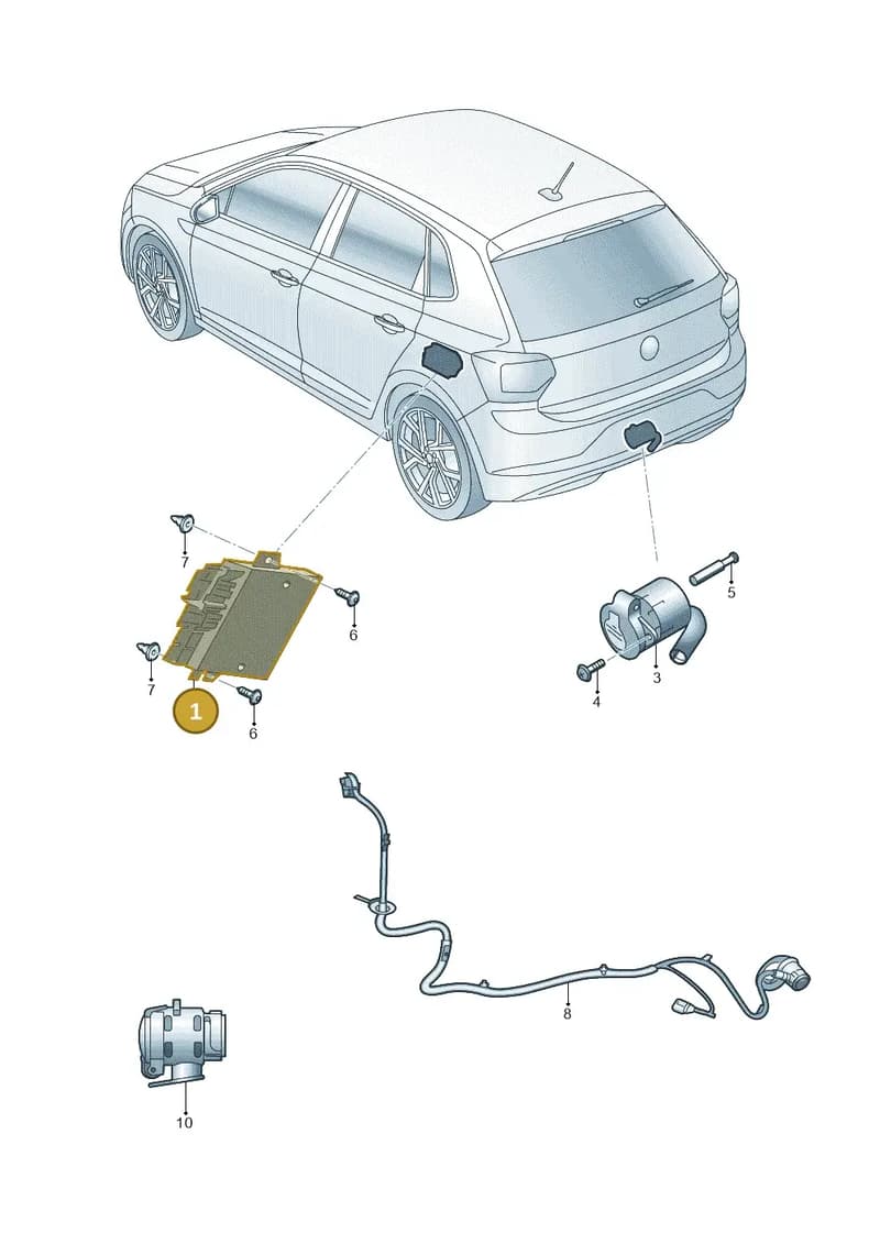 5H2907383B — Skoda Enyaq (2020-2021) diagram 50a945055, position 1