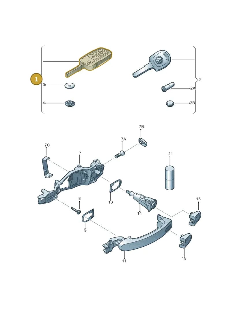 5K0837202FROH — Volkswagen New beetle (2011-2016) diagram 715837100, position 1