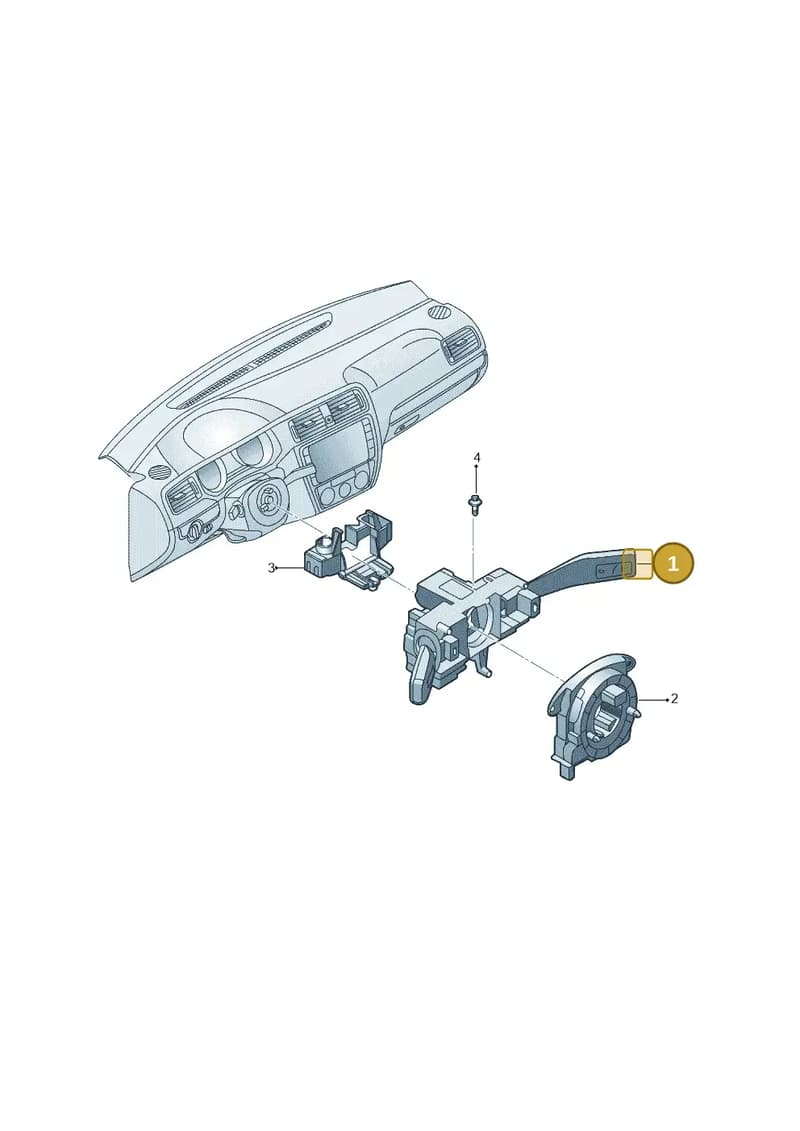 5K0953502M9B9 — Volkswagen Jetta 2.0 (2015-2015) diagram 789953550, position 1