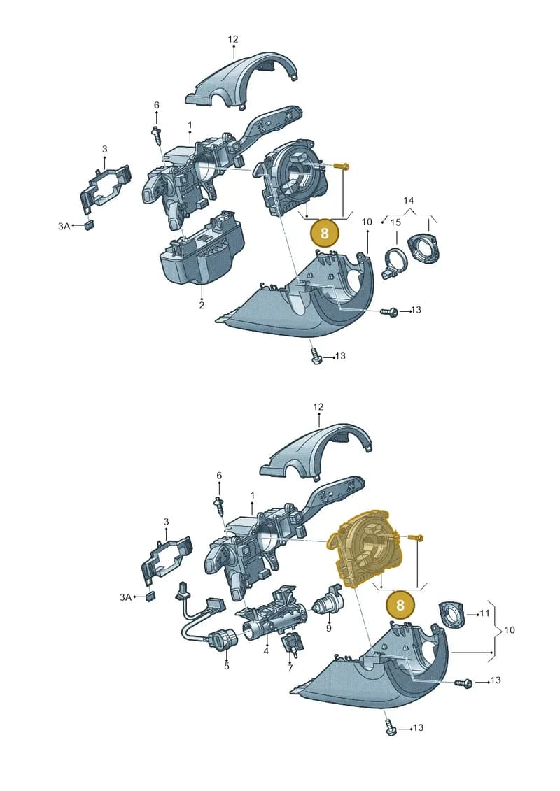5K0953569AL — Audi Q3 1.4 (2016-) diagram 728905700, position 8