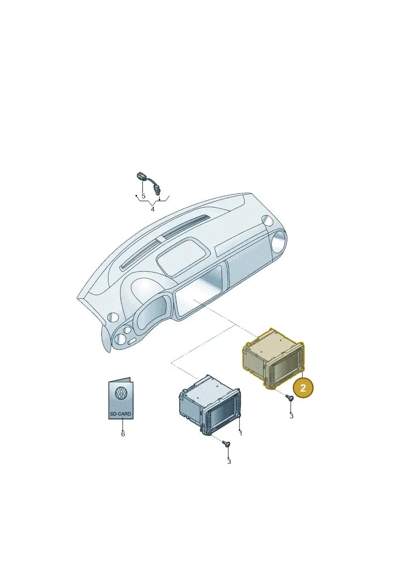 5K7035200E — Volkswagen New beetle (2011-2016) diagram 715035030, position 2
