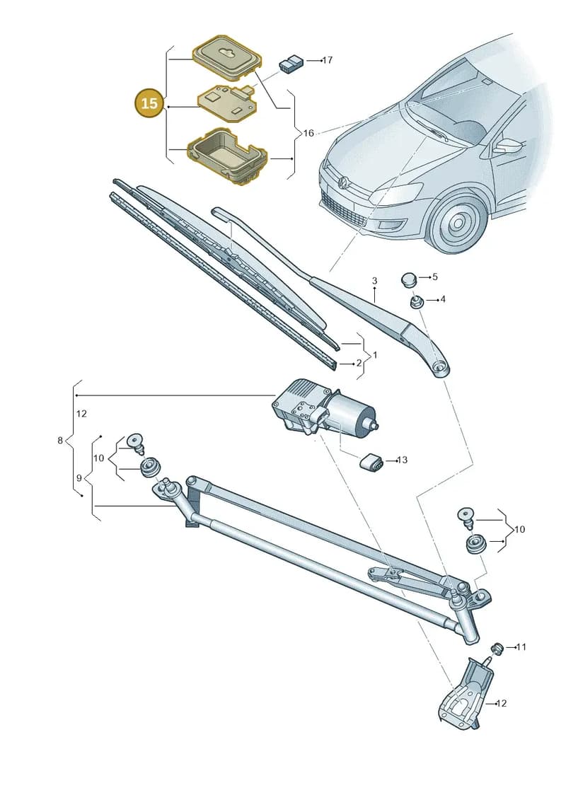 5K7955559C — Skoda Rapid (2012-2023) diagram 677955000, position 15