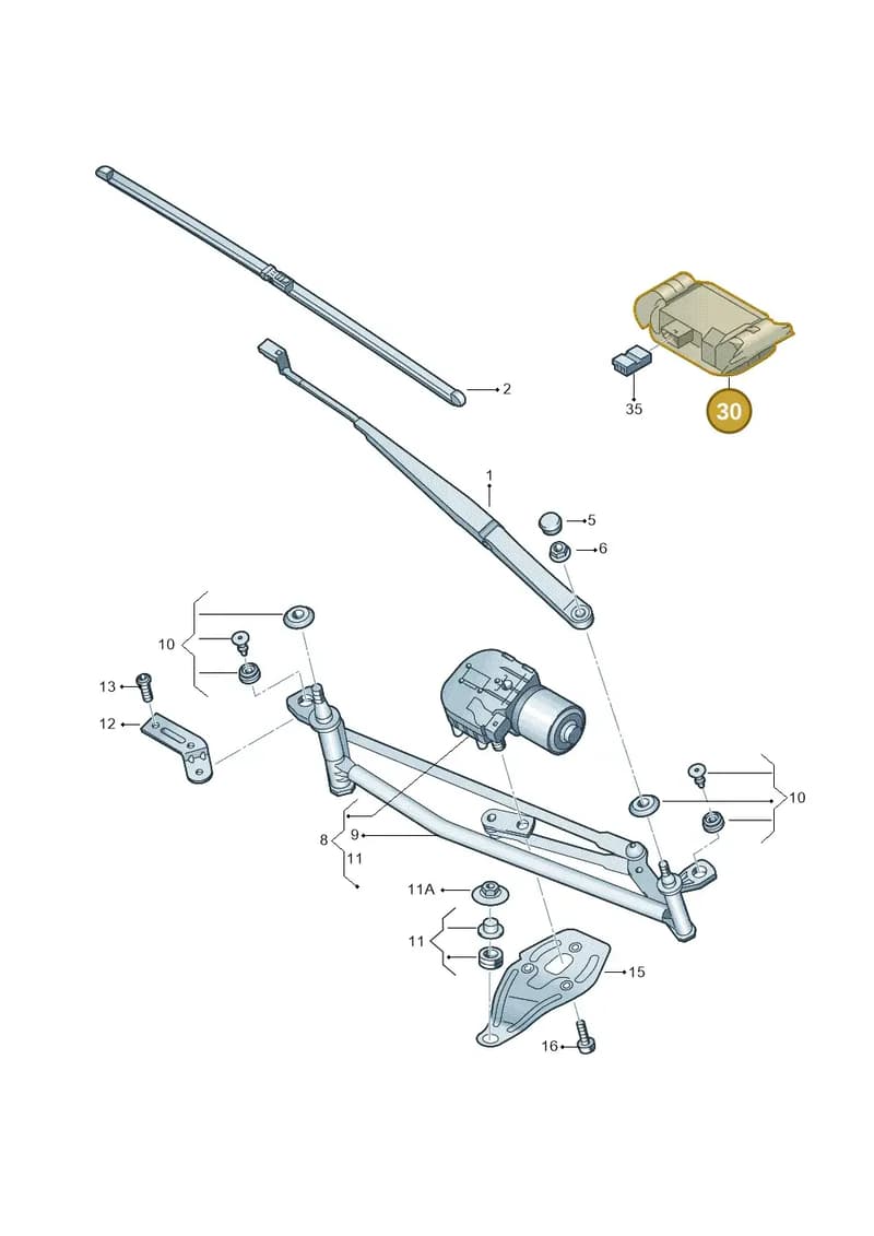5K7955559C — Skoda Yeti (2013-2017) diagram 632955000, position 30