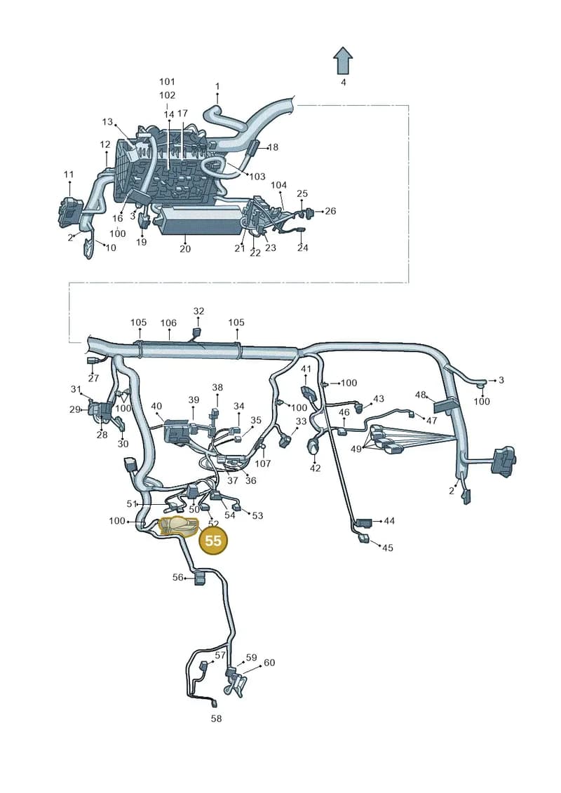 5M0973050B — Skoda Rapid (2012-2022) diagram 740971850, position 55