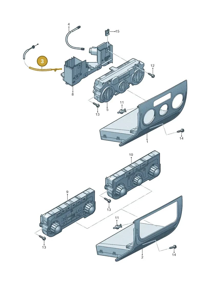 5M2819815 — Volkswagen Tiguan (2011-2018) diagram 634819410, position 3