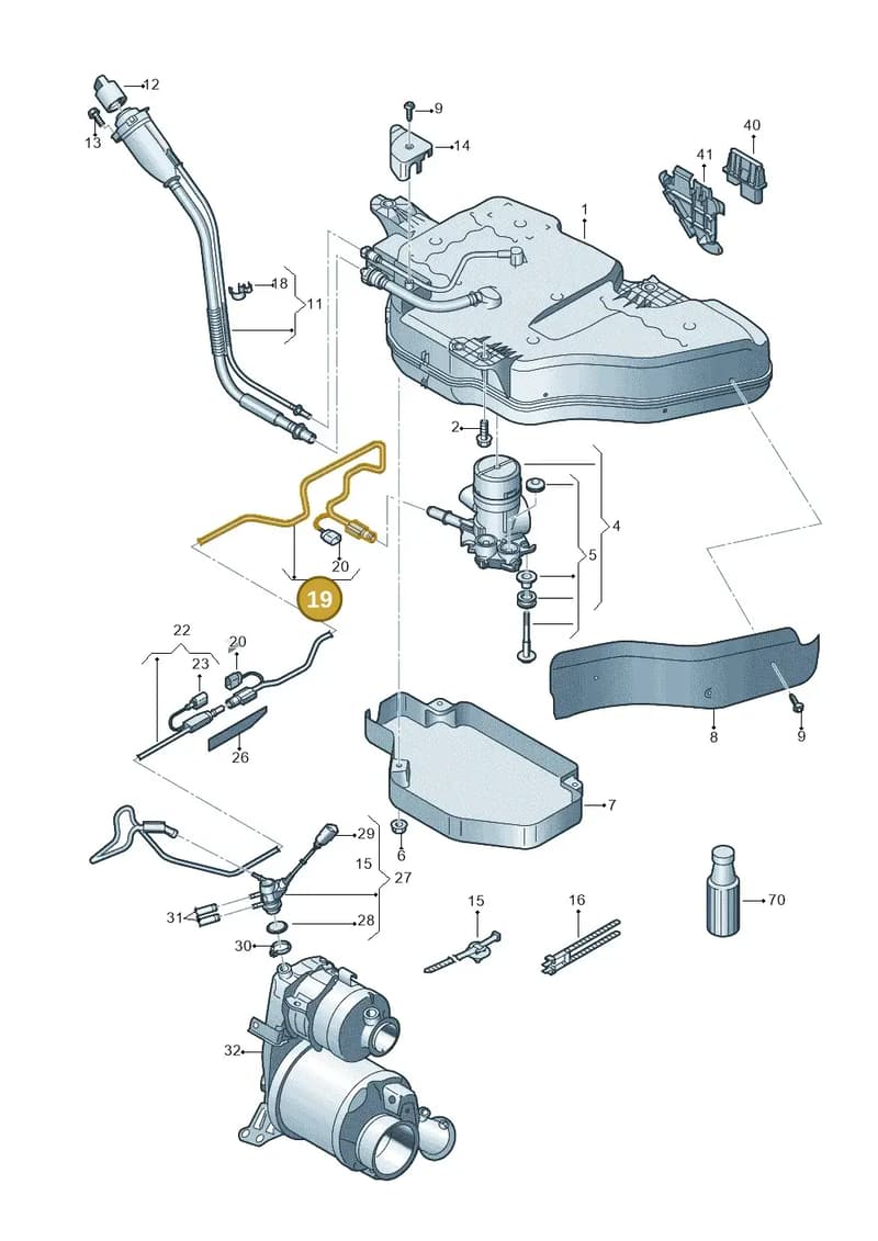 5N0131983D — Audi Q3 (2014-2019) diagram 855201550, position 19