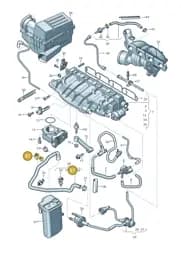 5N0133687B Volkswagen Retaining Clip