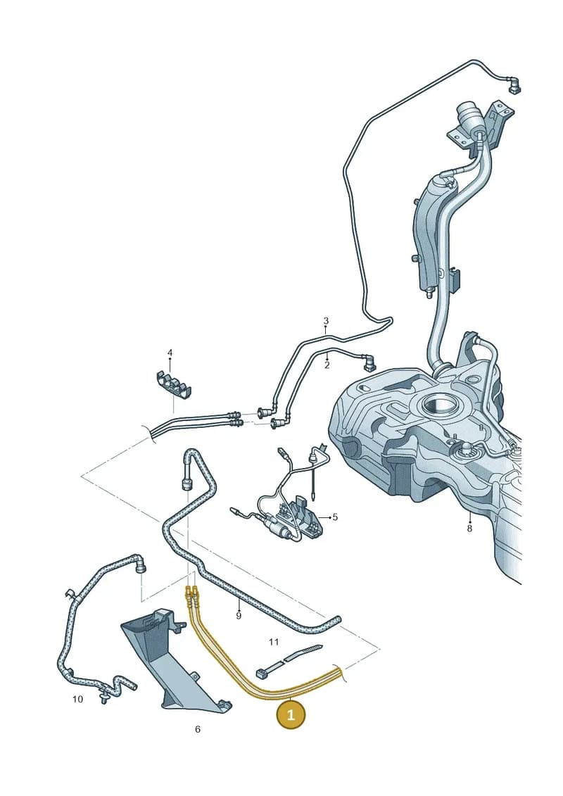 5N0200059CC — Audi Q3 1.4 (2016-) diagram 728201400, position 1