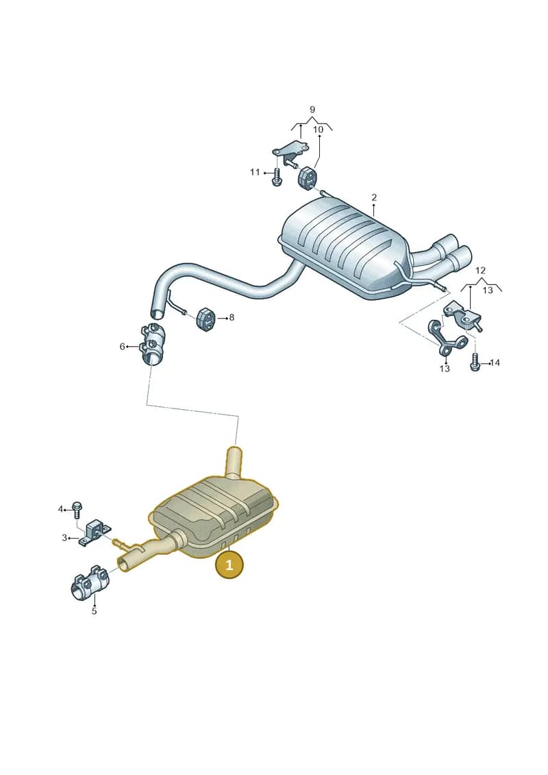 5N0253409L — Volkswagen Tiguan (2011-2018) diagram 719253830, position 1