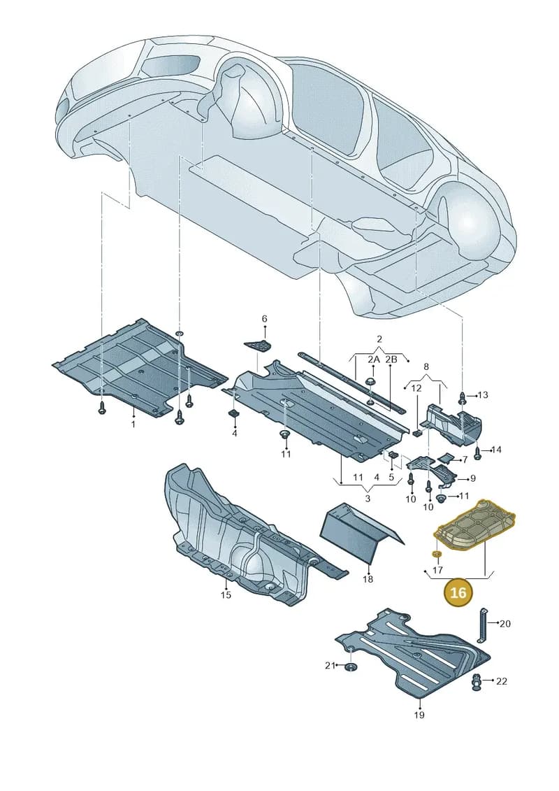 5N0825701H — Audi Q3 quattro (2011-2015) diagram 728825000, position 16