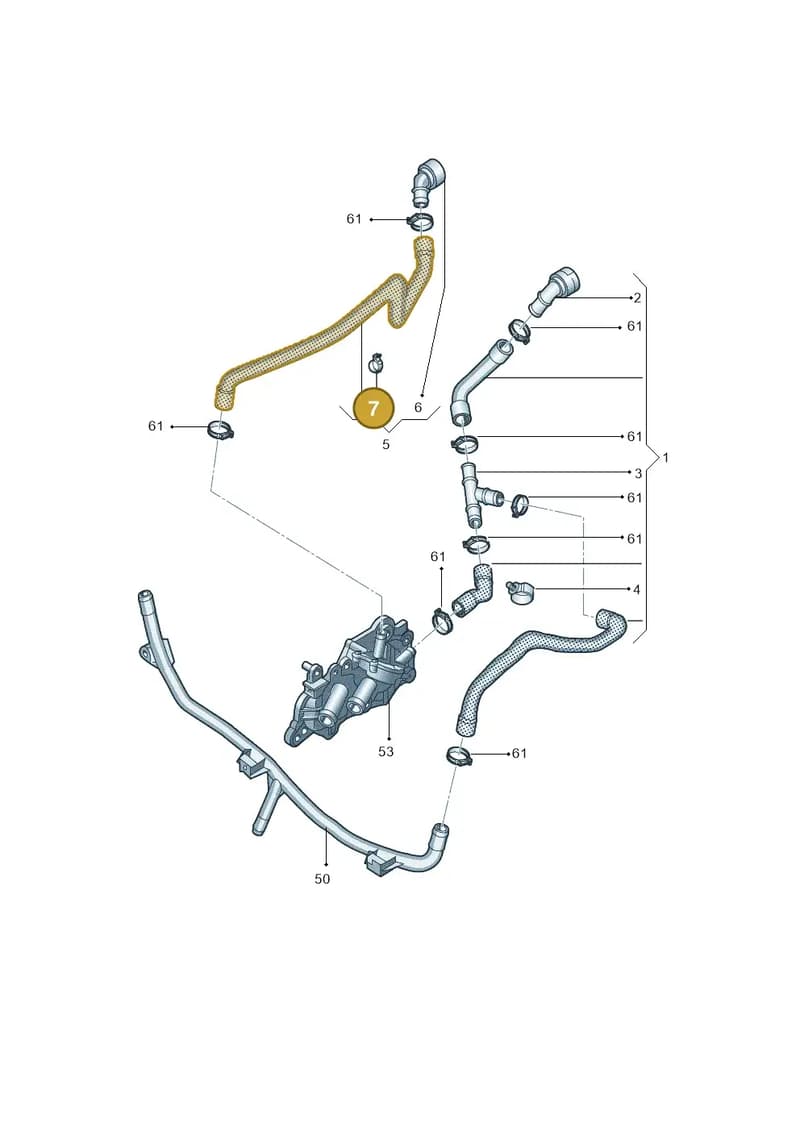 5N0825747G — Volkswagen Gran Santana (2015-2019) diagram 744121200, position 7