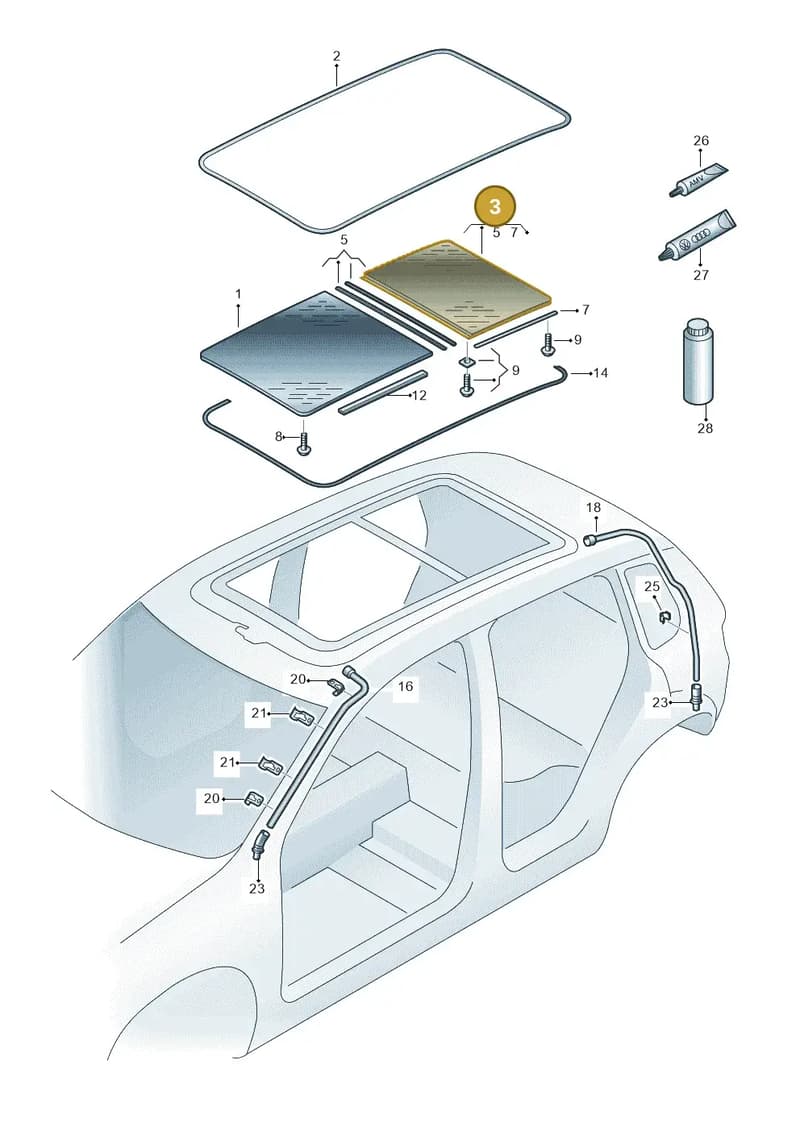 5N0877056B9B9 — SEAT Leon ST (2016-2020) diagram 634877000, position 3