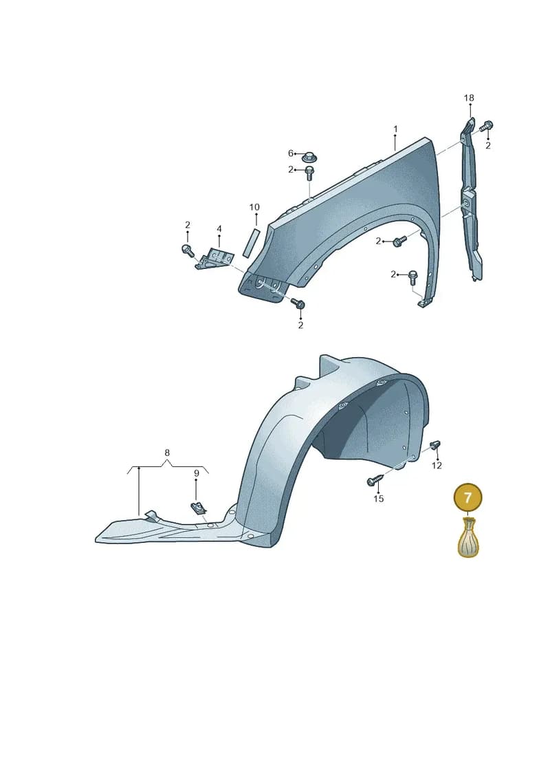 5N0898625 — Volkswagen Tiguan (2011-2018) diagram 634821000, position 7