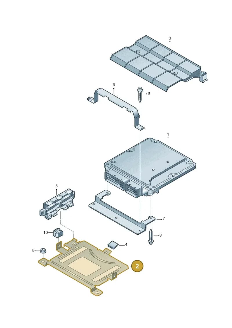 5N0906216C — Volkswagen Tiguan (2011-2018) diagram 719906200, position 2