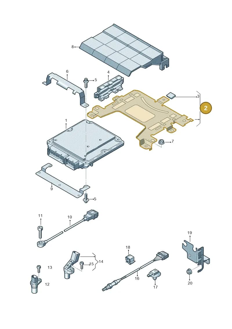 5N0906216D — Audi Q3 1.4 (2016-) diagram 855906000, position 2