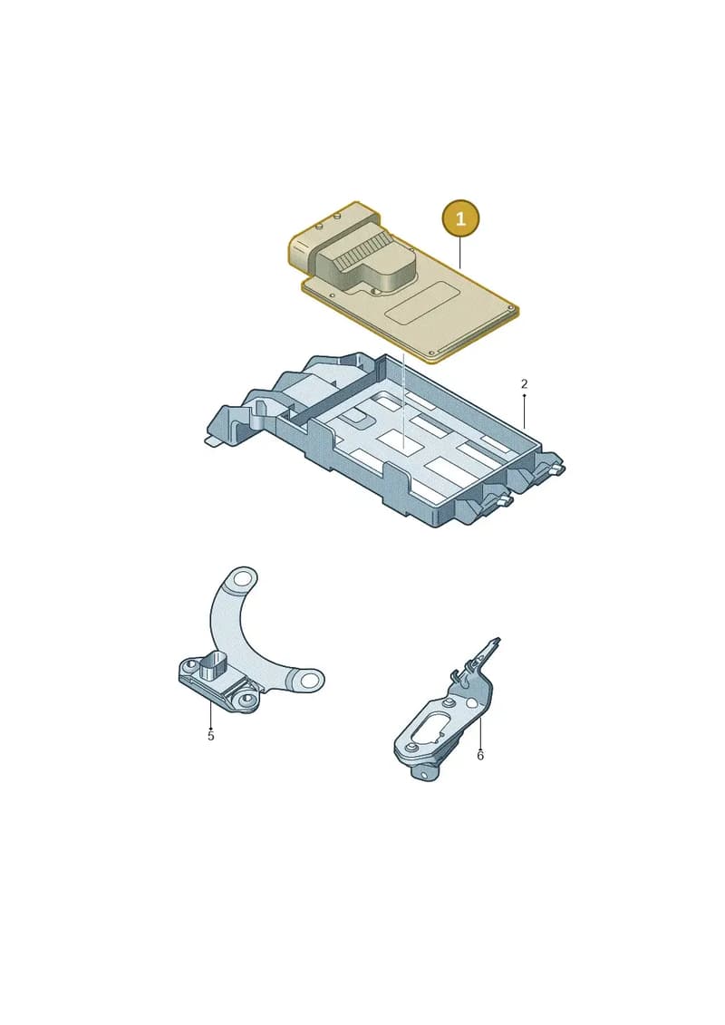 5N0907376 — Audi Q3 (2014-2019) diagram 728907210, position 1